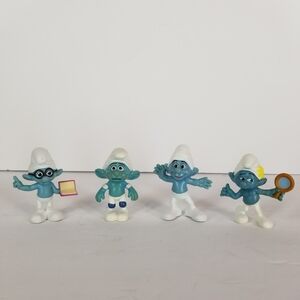 Smurf Action Figure Set - Blue and White‎